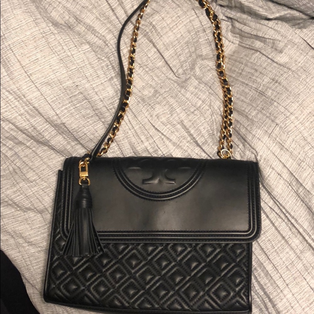 Tory Burch Fleming black bag shoulder